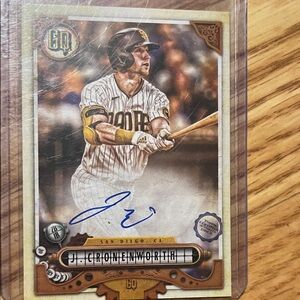 Baseball Trading Card with Autograph